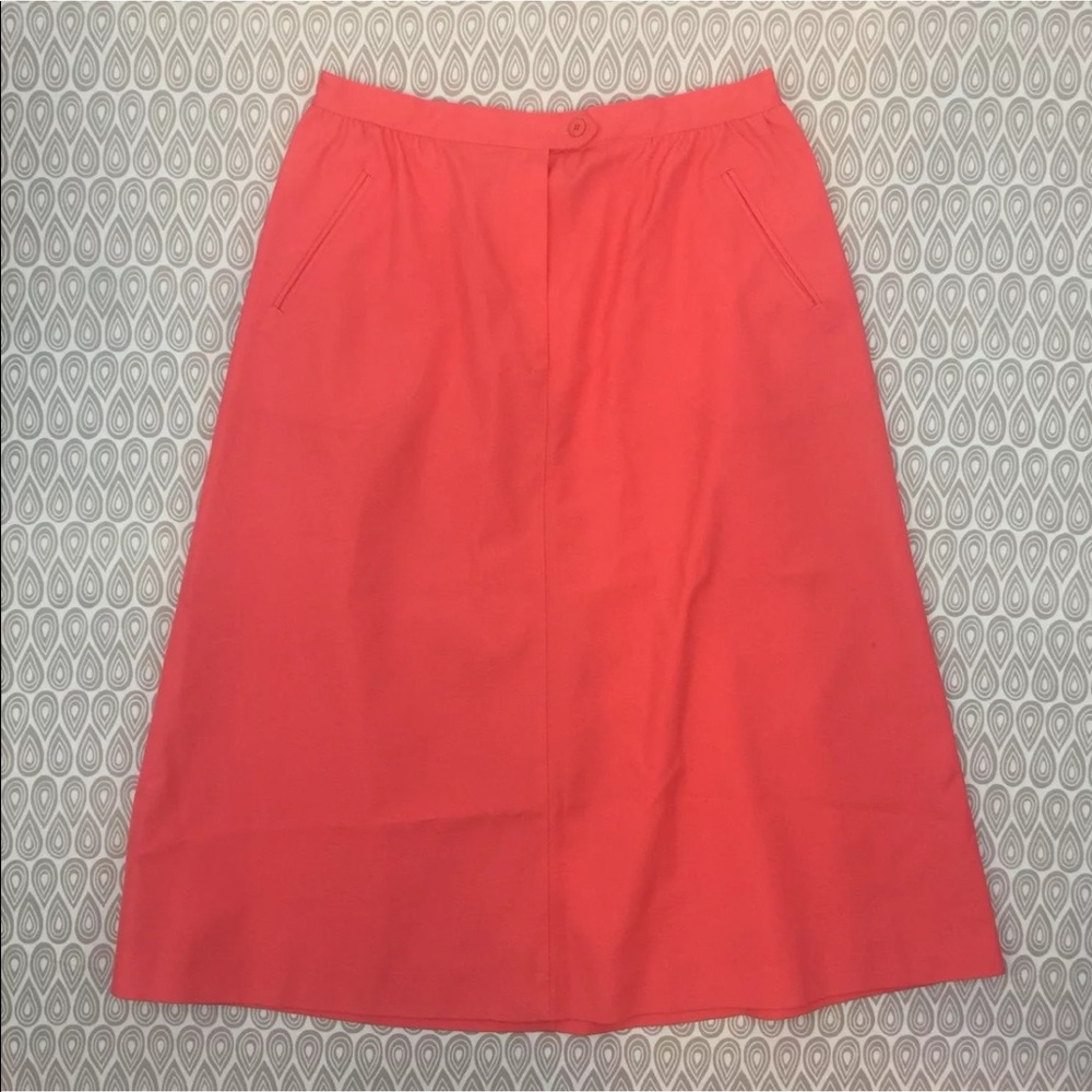 Koret Women's Orange Full Skirt Plus Size 18W P87